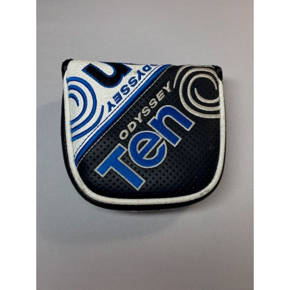 Odyssey TEN Mallet Putter Headcover • Blue/White • Magnetic Closure